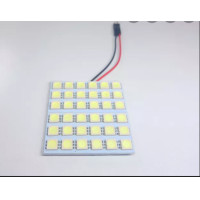 ราคา หลอดไฟ LED เพดาน รถกระบะ 36 90 ชิป สีไอบลู ขาว สว่าง สี สวย (15029462112)