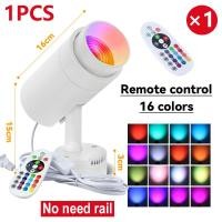 ราคา ไฟดิสโก้ ไฟปาร์ตี้ LED ามไฟสปอตไลท์ RGB ไฟสปอตไลท์ 20W ไฟติดตาม 220V โคมไฟเพดาน ไฟสปอตไลท์สำหรับใช้ในบ้าน (20241575054)
