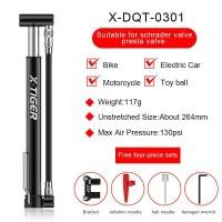 ราคา X TIGER ที่เติมลมจักรยานแบบพกพาอลูมิเนียม MTB จักรยานปั๊มลมลูกบอลของเล่นยาง Schrader Presta วาล์วมือปั๊มอากาศปั๊มลมอุปกรณ์เสริม (8021889903)