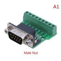 ราคา D Sub 9pin Solderless Connectors DB9 RS232 Serial to Terminal Adapter (11933037886)