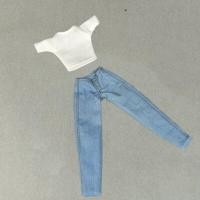 ราคา ตุ๊กตาชุดเสื้อผ้าสำหรับเครื่องแต่งกายบาร์บี้1 6 BJD ตุ๊กตาเสื้อ Tops กางเกงยีนส์กางเกงชุดลำลองของเล่นเด็ก DIY (9380601667)