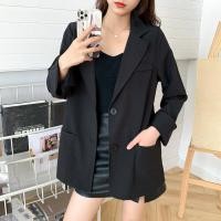 ราคา เสื้อสูทสีดำอเนกประสงค์แฟชั่นรุ่นเกาหลีแบบหลวมของผู้หญิงฤดูใบไม้ผลิและเสื้อฤดูใบไม้ร่วง (19895646052)