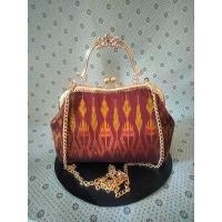 ราคา กระเป๋าผ้าไหมแท้ทอมือ ฝีมือคนไทย ถูกแต่สวยเว่อร์ (20388430695)