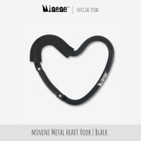 ราคา Minene Metal Heart Hook ตะขอสำหรับเกี่ยวกับรถเข็นเด็กรูปหัวใจ (19006537097)