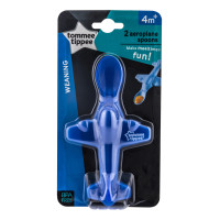 ราคา Tommee Tippee Explora 2pk Airplane Spoons Blueช้อนเครื่องบิน (1416210680)