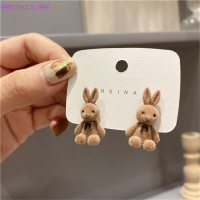 ราคา XTWLKJ ต่างหูเม็ดเดี่ยวรูปหมีกระต่ายน่ารักสำหรับเด็กผู้หญิงต่างหูรูปสัตว์น่ารัก (20352213057)