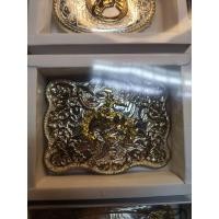 ราคา montana bucklesหัวเข็มขัดมอนทาน่าสีเงินขอบทองเกรดเอGuns n roses (20909859852)
