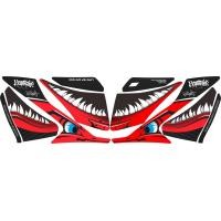 ราคา สติ๊กเกอร์ติดรถ สติกเกอร์แต่ง สติกเกอร์ กันรอย Honda PCX ลาย หัวฉลาม 1 (20431123491)