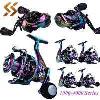 ราคา Sougayilang รอกหยดน้ำ เหยื่อล่อตกปลา วงล้อตกปลา Multicolor วงล้อตกปลา คลาสสิกและอัพเกรดรุ่น13 1BB 12 1BB 9 1BB วงล้อตกปลา ลากสูงสุด22 39LB สำหรับน้ำเค็มหรือน้ำจืด อุปกรณ์ตกปลา (7427088152)
