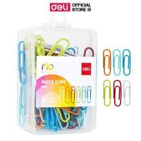 ราคา Deli ลวดสีเสียบกระดาษ กล่อง 100 ตัว Color Paper Clip 0024 ลวดเสียบกระดาษ คลิปเสียบกระดาษ คลิปหนีบกระดาษ อุปกรณ์สำนักงาน เครื่องใช้สำนักงาน เครื่องใช้ออฟฟิศ (419658375)