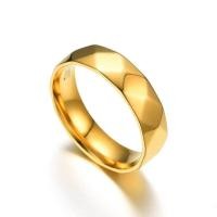 ราคา WXR Ring New Fashion Gold Titanium Steel Ring for Men and Women Simple Rhombus Cut Alloy Ring Hand Jewelry Birthday Gift (18059263114)