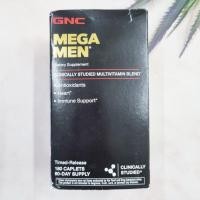 ราคา วิตามินรวม สำหรับผู้ชาย Mega Men Multivitamin for Men Timed Release 180 Caplets GNC (20767892293)