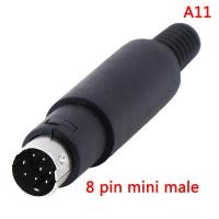 ราคา Lowest price MH Mini DIN PLUG SOCKET CONNECTOR 3 4 5 6 7 8 PIN CHASSIS CABLE MOUNT MALE FEMALE (19613380741)