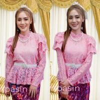 ราคา PTT เสื้อลูกไม้ ประยุกต์ ร 5 ผ้าเกรดพรีเมี่ยม นุ่ม อก 32 36 34 38 38 40 40 42 42 46 นิ้ว เสื้อลูกไม้สีชมพู ลูกไม้แขนยาว ลูกไม้ย้อนยุค เสื้อชุดไทย blouse (20766364924)