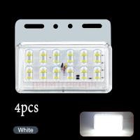 ราคา 4pcs ไฟเลี้ยว LED รถบรรทุก12D 24V มีไฟไฟล้อรถไฟท้ายรถพ่วงหลอดไฟแบบกว้างไฟข้างไฟสนาม (20930486086)