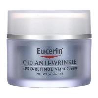 ราคา spไทย Eucerin Q10 Anti Wrinkle Face Creme Pro Retinol Night Cream Redness Relief ลดเลือนริ้วรอยลึก และยกกระชับ 48g (21308122490)