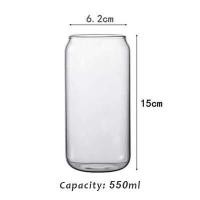 ราคา JustLiving 1ชิ้น380 550มล ถ้วยเครื่องดื่มใสแก้วโค้กถ้วยชานมเลมอนโซดาแก้วน้ำผลไม้ถ้วยแก้วส่วนตัวแก้วบอโรซิลิเกตทรงสูงแก้วใส่เครื่องดื่มเย็นถ้วยใส่นมสำหรับอาหารเช้ากระจกโปร่งแสงที่บ้าน (18588037012)