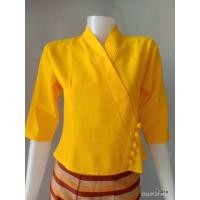 ราคา เสื้อพื้นเมืองหญิง เสื้อป้าย ผ้าฝ้ายชินมัย เสื้อกระดุม5เม็ด (16424506161)