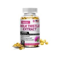 ราคา อาหารเสริมตับ Milk Thistle รองรับการล้างพิษตับและทำความสะอาดสุขภาพทางเดินอาหาร 6000MG (21300729203)