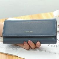 ราคา กระเป๋าสตางค์ผู้หญิงยาวกระเป๋าใส่เงินจุได้เยอะกระเป๋าโทรศัพท์กระเป๋าเก็บบัตรสำหรับสุภาพสตรี (8986111618)