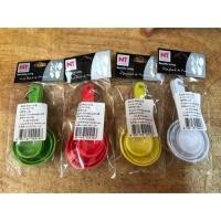 ราคา ช้อนตวงพลาสติก ชุด 4 ชิ้น สุ่มสี (19103099645)