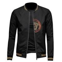 ราคา Versac ใหม่เสื้อผู้ชายMedusa แฟชั่นเสื้อเบสบอล แจ็คเก็ตผู้ชายแบบสบายๆ (9128889651)
