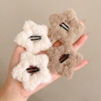 ราคา 4ชิ้น2023คลิปผมกรงเล็บผ้ากำมะหยี่ขนาดใหญ่ฤดูใบไม้ร่วงและฤดูหนาวคลิปผมกรงเล็บกระต่ายผมตุ๊กตาหอย (20961921228)