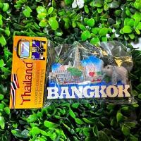 ราคา MAGNET แม่เหล็ก ของตกแต่งบ้าน ของชำร่วย ของฝาก ของที่ระลึก Souvenir Thailand Color BANGKOK (14940392345)