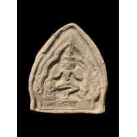 ราคา พระนารายณ์ ปางปาฏิหาริย์ปราบมาร เนื้อดิน หลวงพ่อกวย วัดโฆสิตาราม หลังจารเปียก หายากมาก 4449 (20031106173)