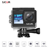 ราคา SJCAM กล้องแอคชั่นแคมเมรา SJ4000หน้าจอคู่4K กล้องใต้น้ำ HD พิเศษกันน้ำได้30เมตรมุมกว้าง170 กันการสั่นไหวซูม5X ควบคุมผ่านแอป WiFi (19674756881)