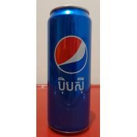 ราคา pepsi จากกัมพูชา ปริมาณ 330 มล ขนาดกระป๋องเส้นผ่าศูนย์กลาง 5 5 ซม สูง 14 5 ซม เหมาะสำหรับการบริโภคและการสะสม (21346020775)