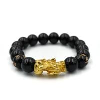 ราคา Pixiu หินสะเก็ดดาว ประดับปี่เซียะ ดำ ทอง เลือกขนาดเม็ดหินได้ 8 12 มม หินแห่งการปกป้องคุ้มครอง สร้อยข้อมือหินแท้ by siamonlineshop (13935454732)