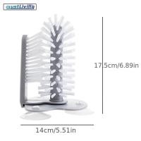 ราคา JustLiving ขวดน้ำที่ล้างแก้วเครื่องล้างถ้วยแก้วแปรงทำความสะอาดพร้อมแปรงสำหรับผมแข็งฐานสุญญากาศสำหรับแก้วเบียร์ ถ้วยขายาว บาร์และอีกมากมายแก้วไวน์แดงอ่างล้างจานเครื่องมือที่บ้าน (21208913398)