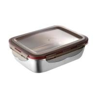 ราคา Stainless Steel Lunch Box Sealed Food Fresh Keeping Boxes Office Bento Container Lunch Container (20012890982)