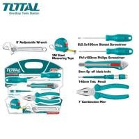 ราคา TOTAL ชุดเครื่องมือช่าง แบบ 7 ชิ้นชุด รุ่น THKTHP90076 7 Pcs Hand Tools Set ชุดเครื่องมือ Tools Kit (20273670930)