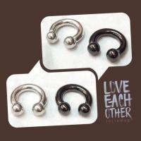 ราคา จิวหูเกือกม้าหัวกลม จิวตาไก่ จิวหูระเบิด จิวระเบิดหู จิวขยายหู จิวปากแตร จิวหูตาไก่ ต่างหูตาไก่ มีขนาด 2มิล 10มิล (933522447)