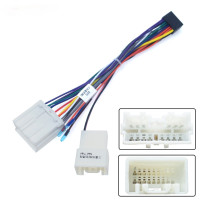 ราคา รถยนต์วิทยุเสียง16PIN อะแดปเตอร์บังเหียนมีสายสำหรับ Mitsubishi Pajero Sport Power Calbe ลวดปลั๊กสายรัด CA6387 (8922435637)