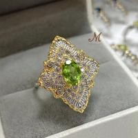 ราคา Meena Gems แหวนพลอยแท้ เพอริดอท ตัวเรือนเงินแท้925 เครื่องประดับพลอยแท้นำโชค พลอยประจำวันเกิด พลอยประจำเดือน (21160107279)