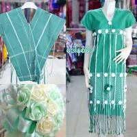 ราคา เสื้อคู่รักกะเหรี่ยง ผ้าทอกะเหรี่ยง เสื้อแต่งงานกะเหรี่ยง มะโมเดรส ผ้าทอมือกะเหรี่ยง Karen dress (17650733162)