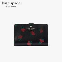 ราคา KATE SPADE NEW YORK MADISON ROSE TOSS PRINTED MEDIUM COMPACT BIFOLD WALLET KE640 กระเป๋าสตางค์ (21317245233)
