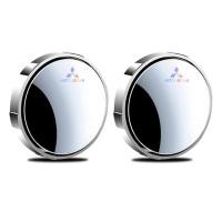 ราคา Sieece 2 ชิ้น กระจกมองมุมอับรถยนต์ กระจกกลมเล็ก ของแต่งรถ สำหรับ Mitsubishi Mirage Triton Attrage Lancer Xpander Strada L300 Pajero Outlander (19710607901)