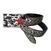 ราคา เข็มขัดหนังวัวเย็บขอบ งานอัดเครื่อง แบบลายนกอินทรี หัวนกทอง ซื้อเข็มขัด พร้อมใส่ (19079845014)