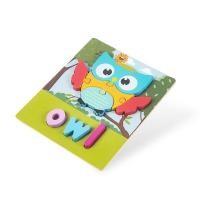 ราคา ของเล่น ตัวต่อ บล็อกไม้ จิ๊กซอ Jigsaw ไม้ รูปสัตว์น่ารัก พร้อมกรอบไม้ (18879684845)