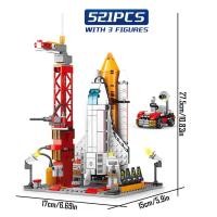 ราคา ของเล่นจรวดบล็อกตัวต่อยานอวกาศยานอวกาศยานอวกาศของเล่นสำหรับก่อสร้างอิฐศูนย์ปล่อยกระสวยอวกาศ (21278926201)