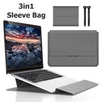 ราคา 3 In 1 for huawei asus หนังแล็ปท็อปที่วางโน้ตบุ๊คแขนกระเป๋าSoft Hand Carry 11 12 13 14 15 16นิ้วสำหรับMacbook Ipad Pro Air 13 Case (4804252996)
