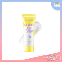 ราคา Dazzle Me Attack On Sun Sunscreen SPF 50 PA 30g ครีมกันแดด กันแดด เนื้อบางเบา (21334097944)