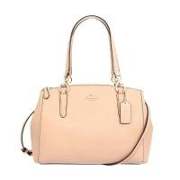 ราคา กระเป๋าถือ COACH แท้ ใบใหญ่ หนังแท้ หนังฟอกแบบกันรอยขีดข่วน ช่องเยอะ มีสายยาว COACH 36637 CHRISTIE CARRYALL IN CROSSGRAIN LEATHER Beechwood (7443215307)