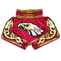 ราคา THAISMAI BS1197 กางเกงมวยไทย ผ้าต่วน สีบานเย็น อินทรีย์ Pink Satin Boxing Shorts Eagle THAIFIGHTPRO (9920063516)