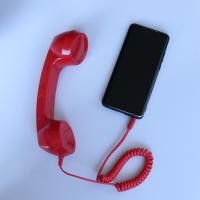 ราคา SunnE Telephone 3 5mm Handset Phone Receiver Red (20856991217)
