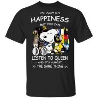 ราคา Cartoon Peanuts Comic Snoopy dog and Woodstock bird Charlie Brown T shirts Mens 100 Cotton Round Neck Short Sleeved T Shirt (20767873903)